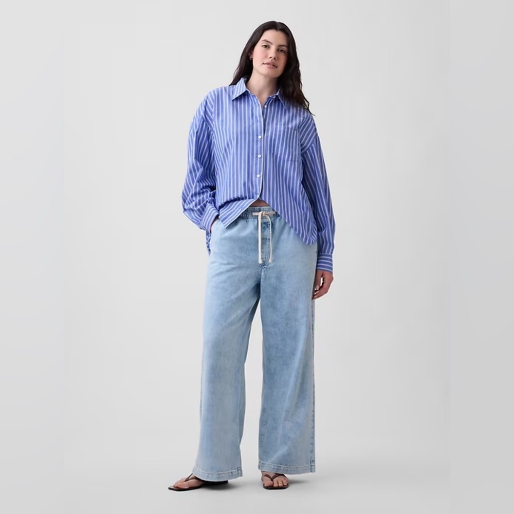 Viral GAP Light Blue Wide Leg Jeans